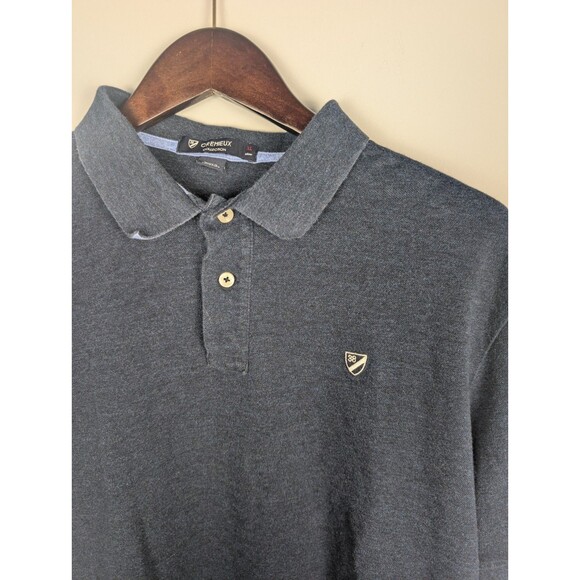 Cremieux Performance Men's Polo Short-Sleeve Shirt XL Gray Golf Preppy - Picture 1 of 14